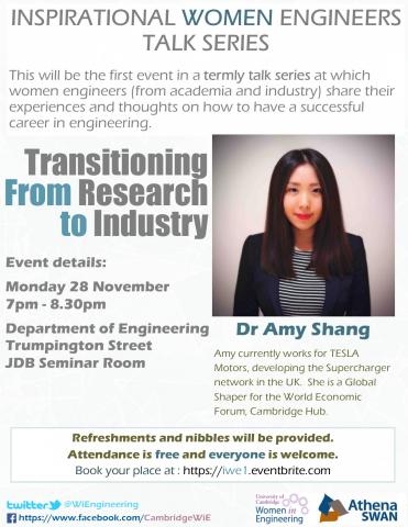 Inspirational Women Engineers Talk Series