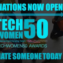 WeAreTechWomen's TechWomen50 Awards